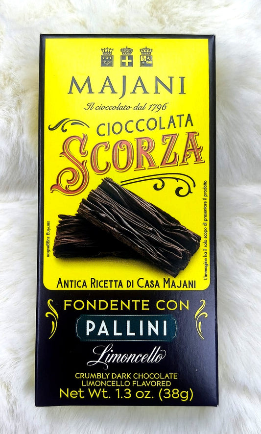 Legendary Scorza Dark Crumbly Chocolate With Limoncello