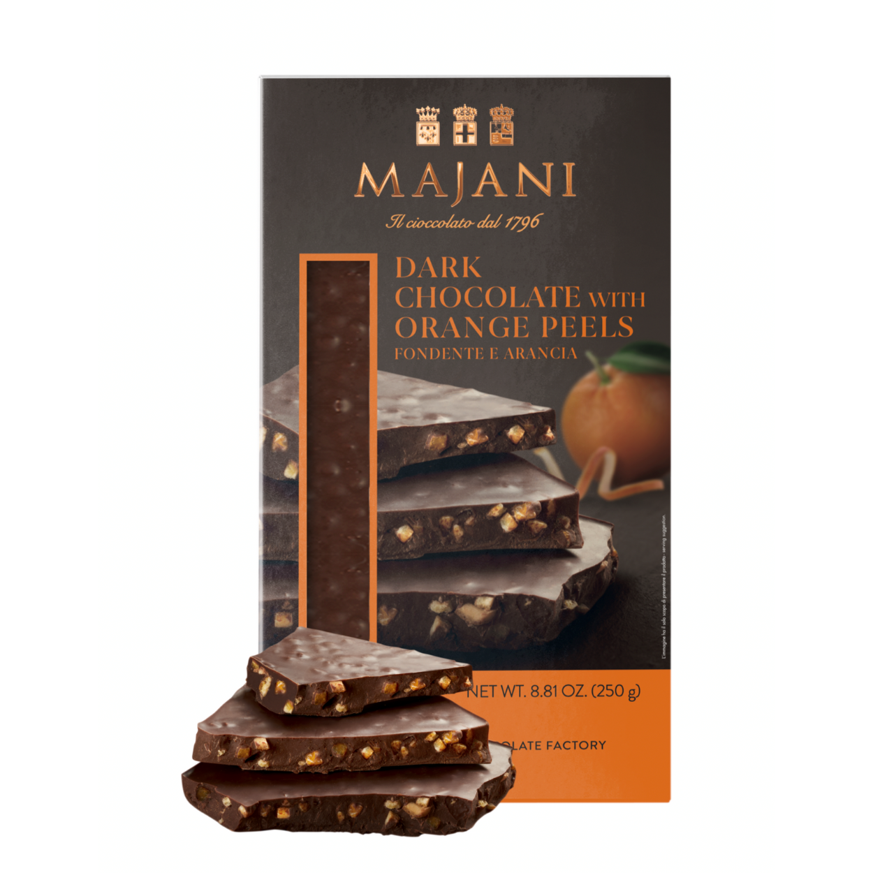Snap Collection: Dark Chocolate with Orange peels(250g)