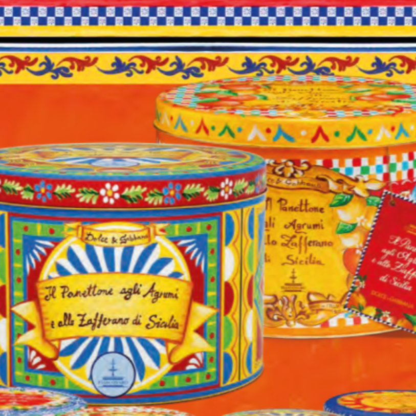 DOLCE & GABBANA Panettone with Sicilian Citrus Fruits & Saffron (500g)