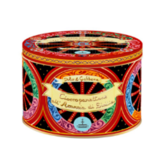 DOLCE & GABBANA Panettone with Sicilian Candied Orange & Chocolate Chips (1kg) Available start December 2025