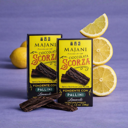 Legendary Scorza Dark Crumbly Chocolate With Limoncello