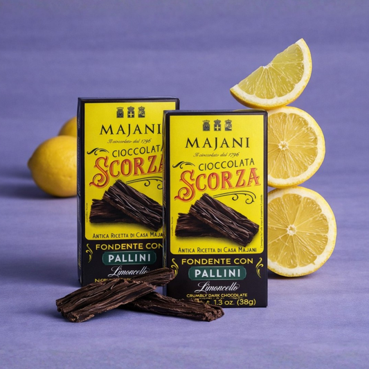 Legendary Scorza Dark Crumbly Chocolate With Limoncello