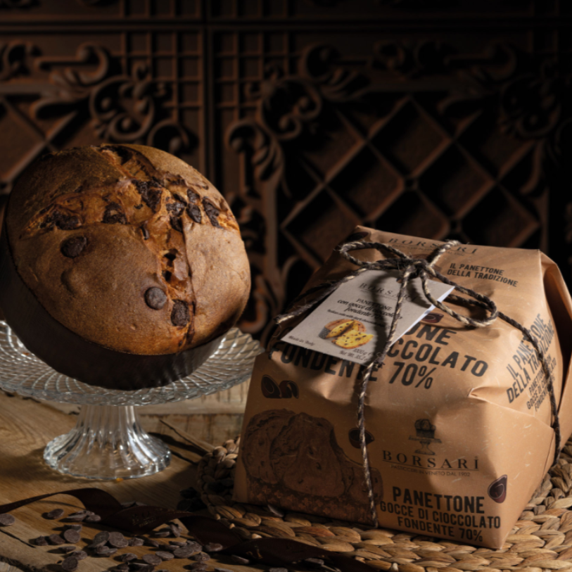 Panettone Limoncello Cream & Lemon Peels Box(500g). Available End November 2025