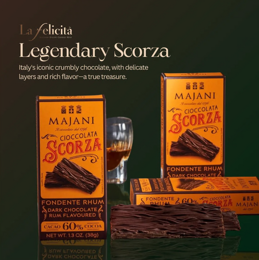 Legendary Scorza Dark Crumbly Chocolate with Whiskey